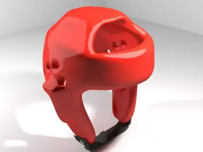 Martial-Art Headguard - Type 3 3D model