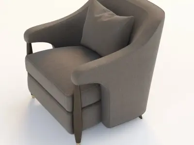 Baker Hermano Chair 3D model