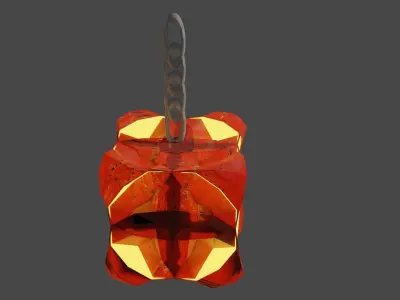  Chinese  Street Lamp China Lantern Vintage Lamp Lantern Free 3D model
