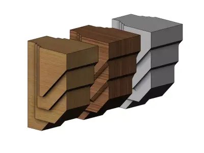 Contemporary New york  style corbel  3D print model