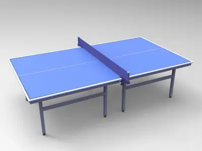 Table tennis table 3D model