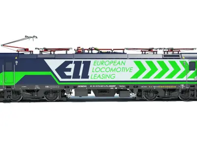 Siemens Vectron European Locomotive Leasing ELL 3D model