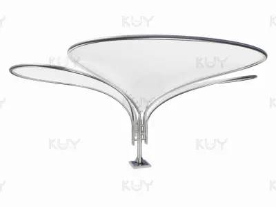 petal module Low-poly 3D model