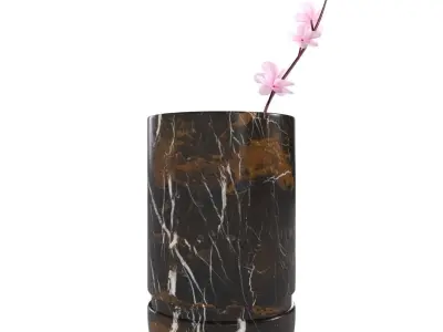 Sakura Marble Decor 3D model