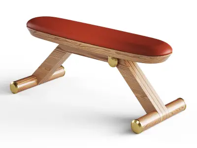 BANKA BASIC Gym Weight Bench 3D model