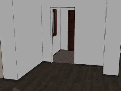 Low Poly Attic House Low-poly 3D model