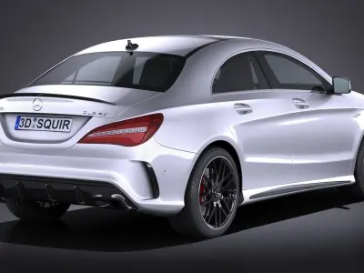 Mercedes-Benz CLA45 AMG 2017 3D model