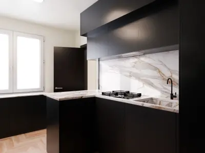Full interior apartment  3D model