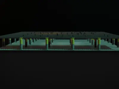 garage building 3D model