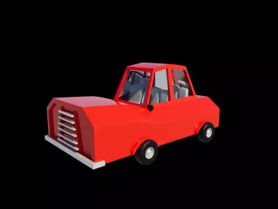 Red-car 3D model