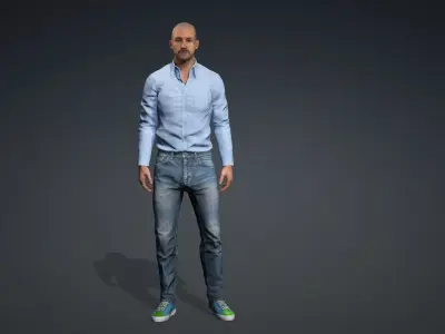 Hans Realistic Human  3D model