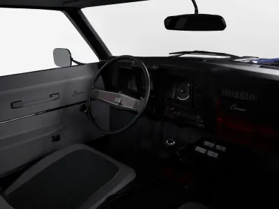 1969 Chevrolet Camaro SS Coupe - Classic Muscle 3D Model 3D model
