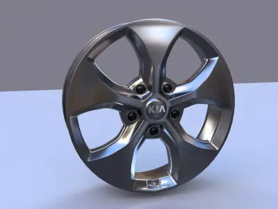 Kia carrens rim 3D model