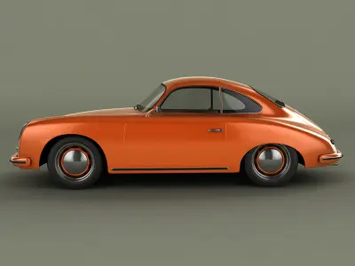 Porsche 356 3D model