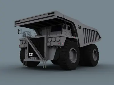 Mighty Mining Pack - 3d animated construction model 3D model