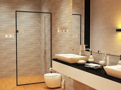Modern Bathroom 3D model
