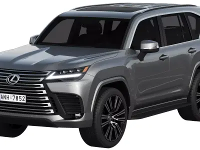 Lexus LX600 2022 3D model