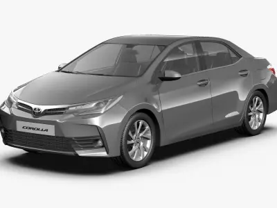 Corolla Collection toyota 3D Model Pack