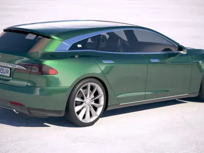 Tesla Model S Shooting Brake 2019 3D model