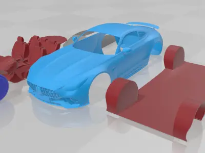 Mercedes Benz AMG GT63 PRO 2025 - 3D Printable Model  3D print model