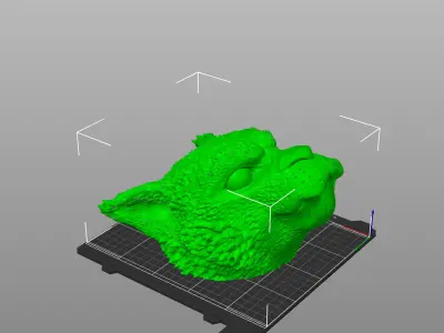 Punch-Cat sabertooth tiger 3D print model