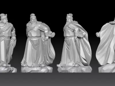 Guan Yu  3D print model