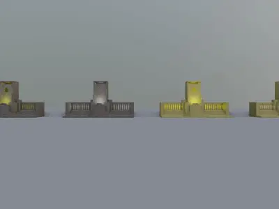 Miniature 3D Printing Structure Type-10 3D model