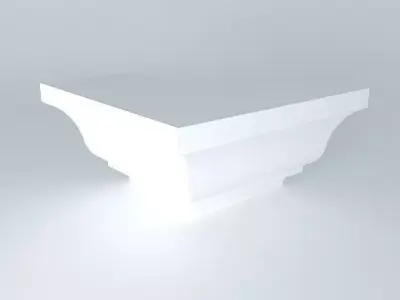 crown molding corner Free 3D model