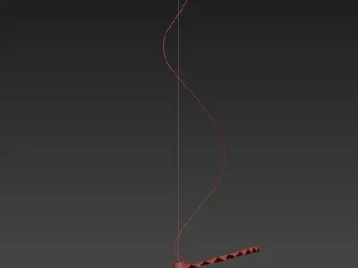 GONZAGA fan pendant lamp 3D model