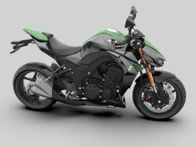 Kawasaki z1000 2015 3D model