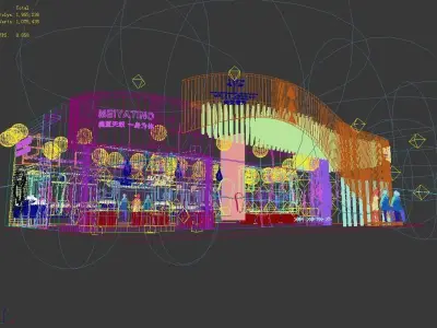 Exhibition - Area - 20X14-3DMAX2009-021 3D model