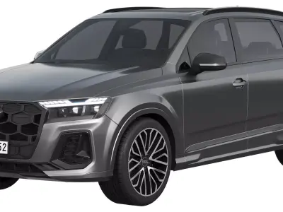 Audi SQ7 2024 3D model