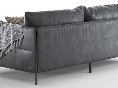 Loft sofa 220 cm 3D model