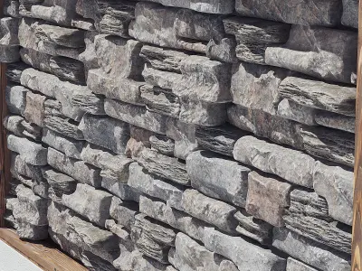 Stone panel decorative n5 3D model