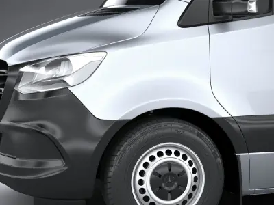 Mercedes Sprinter passenger L2H2 2019 3D model