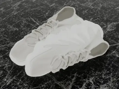 ADIDAS YEEZY BOOST 450 3D SHOES Low-poly 3D model