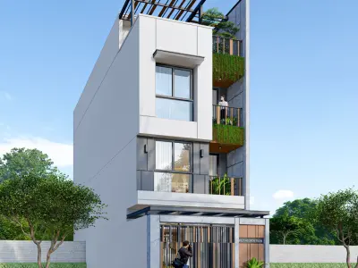 Morden Townhouse 3D model