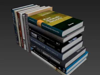 Books 02 3D model