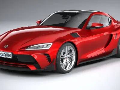 Generic Sport Car 2022 3D model
