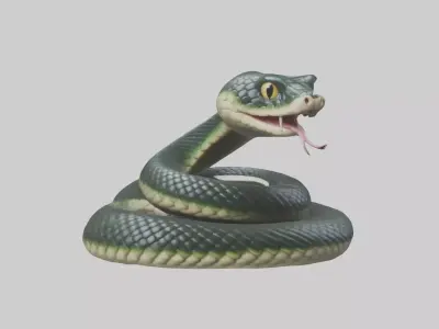 Babysnake Model 1 Low-poly 3D model