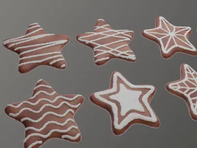 Christmas Cookies 3D model