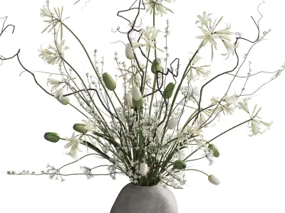 Flower In Vase 88 3D model