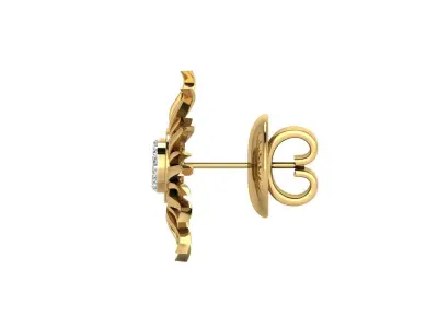 sun diamond stud 3D print model