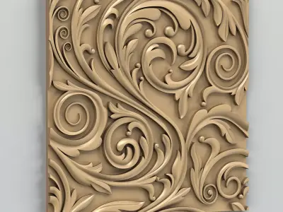 Wall Panel 003 3D model