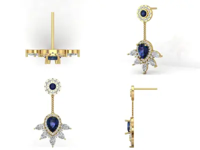 Earrings  iz2 3D print model