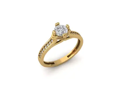 Rings for Women Womens Rings Stone Ring Ready STL 3DM Models  3D print model shop