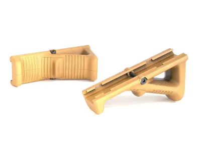 Magpul AFG-2 Angled Fore Grip FDE Low-poly 3D model