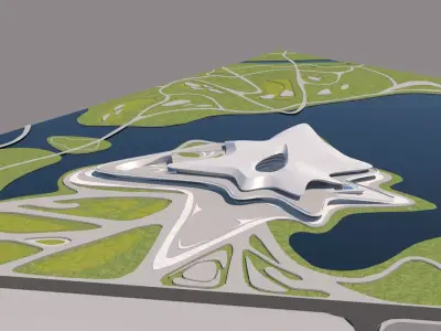 Scienfiction Museum Chengdu 3D model