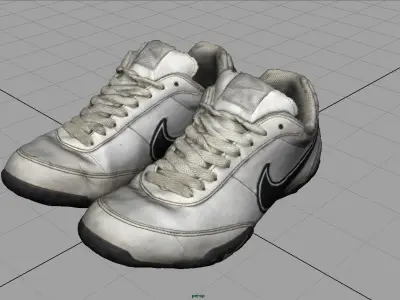 Sneakers nike shoes Low-poly 3D model