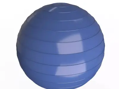 Swiss Ball Low-poly 3D model
